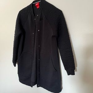 Nike long button Sweatshirt Jacket